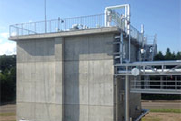 メタン発酵槽内部